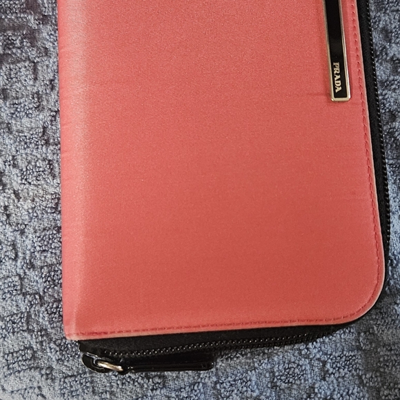 Prada Pink Nylon Zippy Wallet - Picture 6 of 10